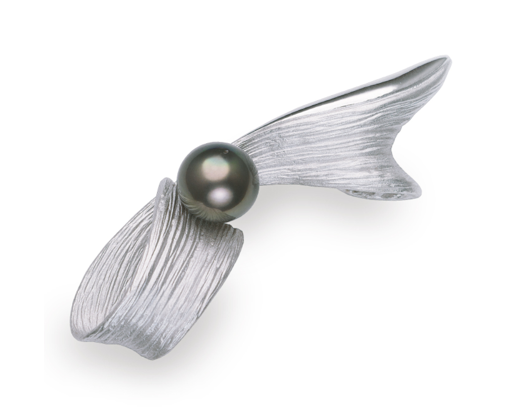 大溪地黑珍珠胸針